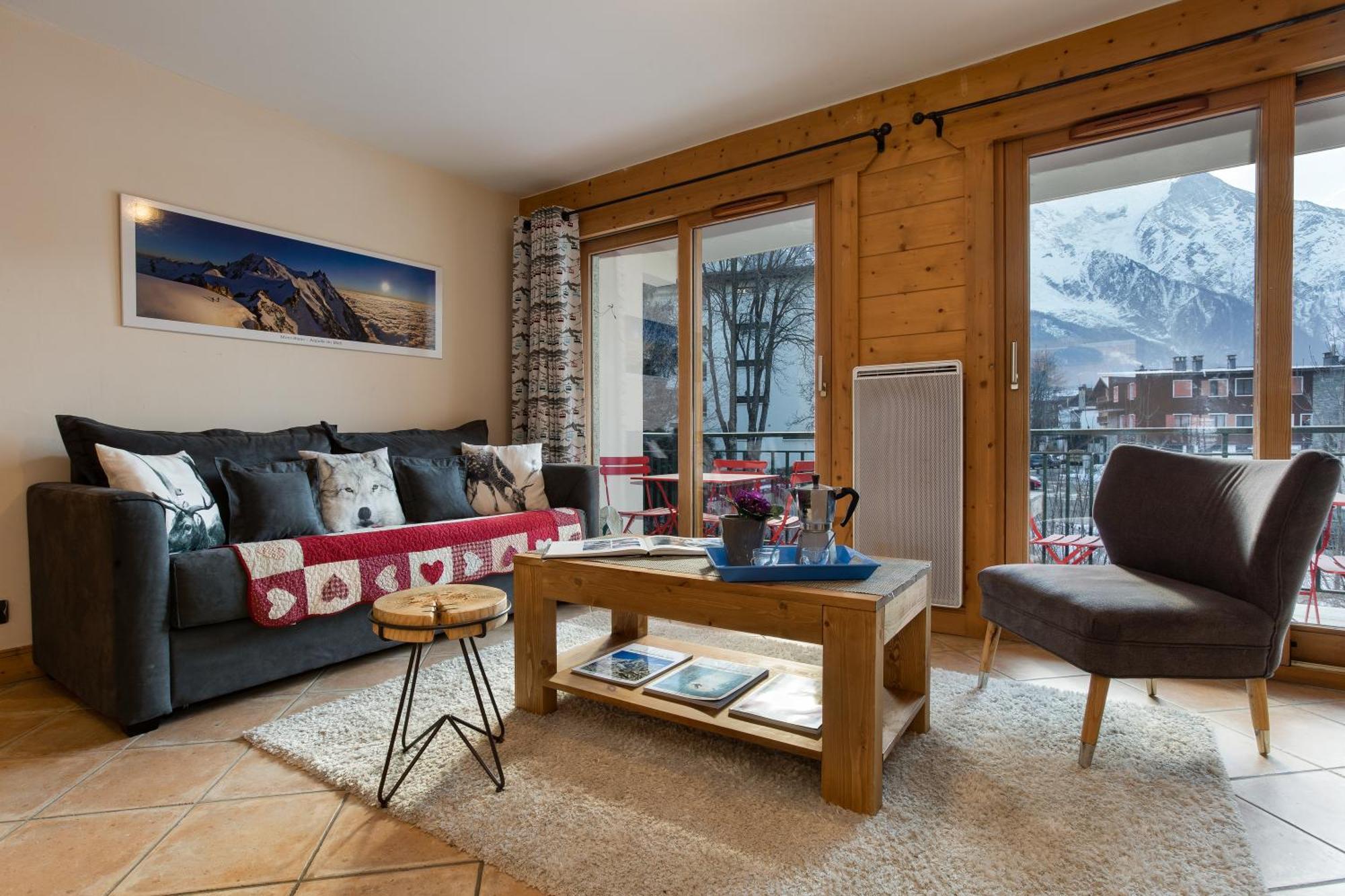 Appartement Belle Vue - Happy Rentals Chamonix Eksteriør bilde