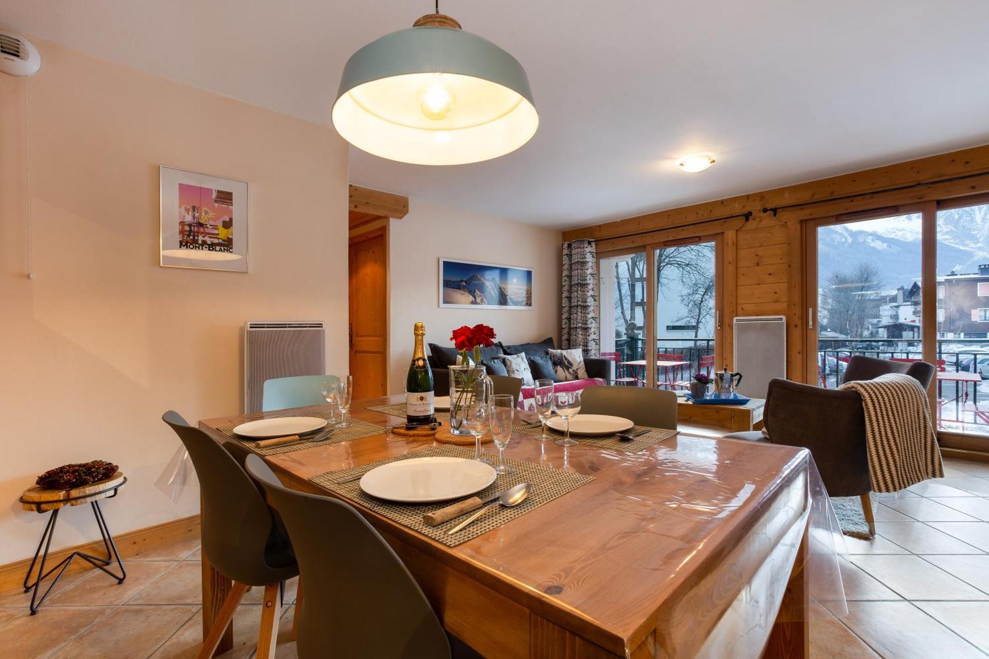 Appartement Belle Vue - Happy Rentals Chamonix Eksteriør bilde